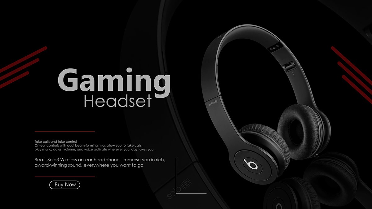 Ecommerce Banner Top 5 Best Idea For Gaming Headset Design