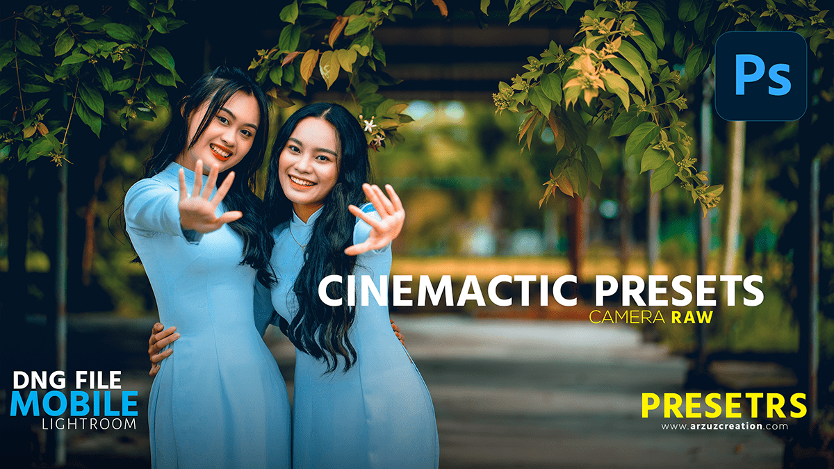 create cinematic look in photoshop, camera raw filter