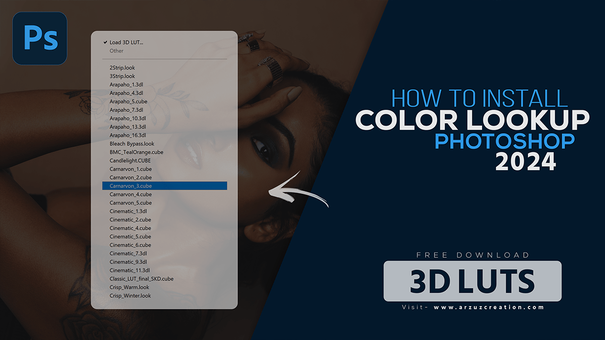 photoshop color lookup free download