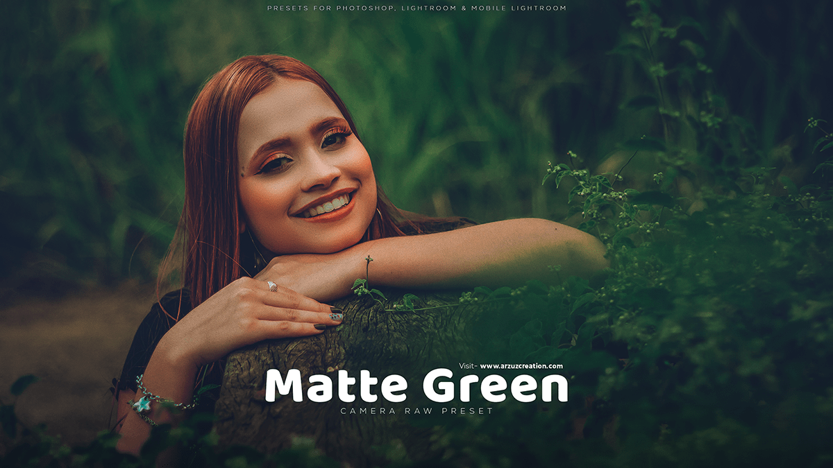 Matte Green Photoshop Preset 2024 – Camera Raw Presets Free