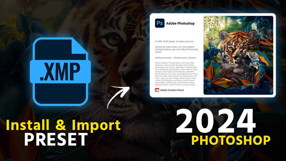 How to Import Presets in Adobe Photoshop 2024