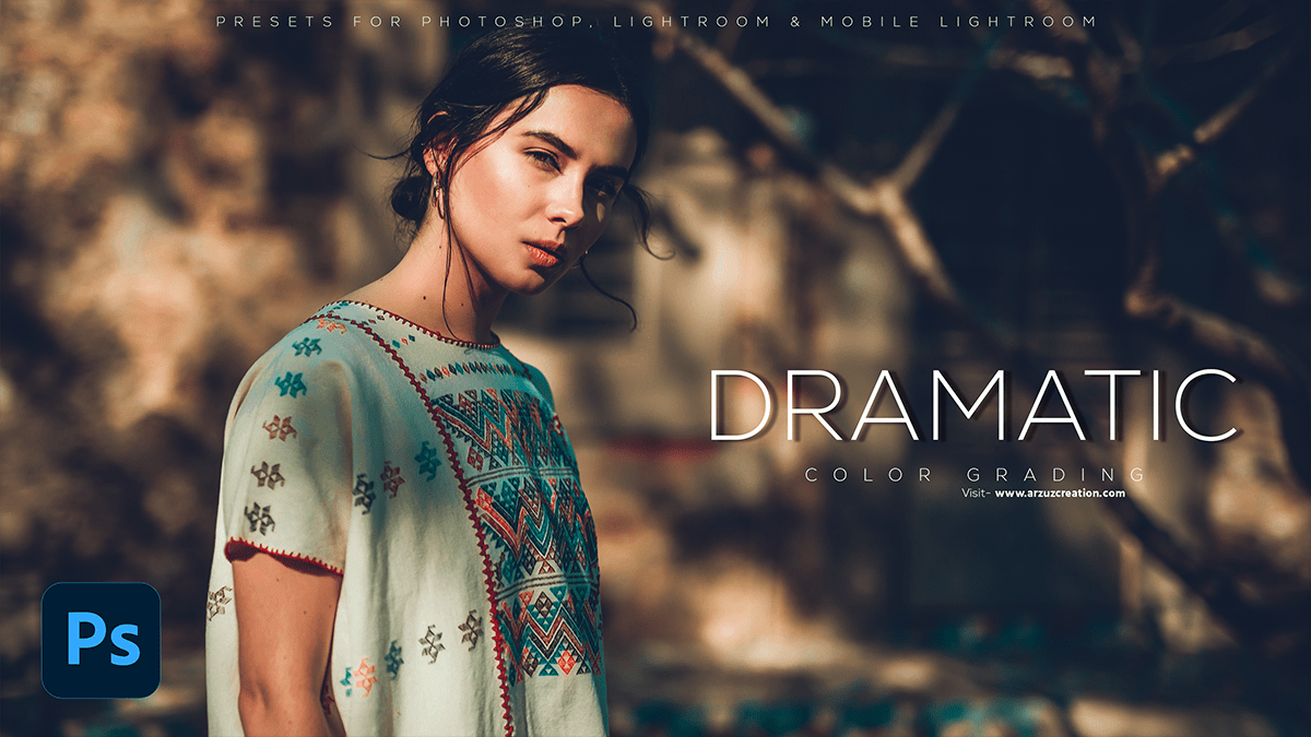 Dramatic Color Grading Photoshop 2024 – Camera Raw Filter 16
