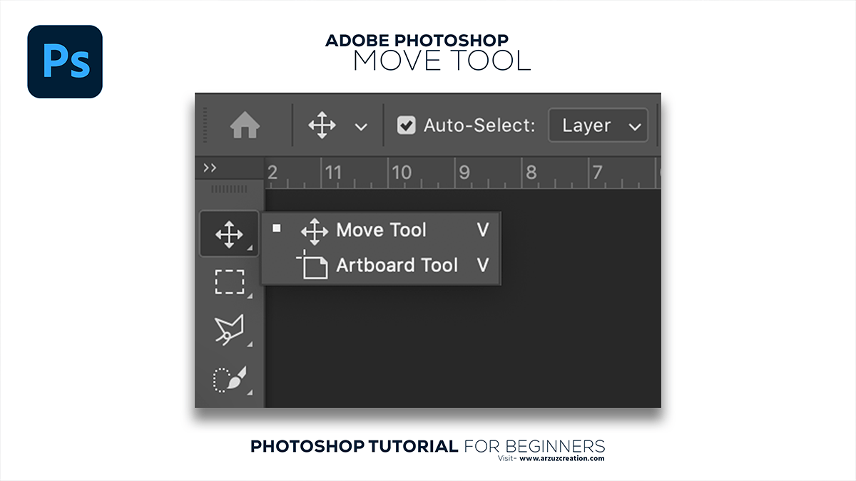 Adobe Photoshop Move Tool Tutorial 2024