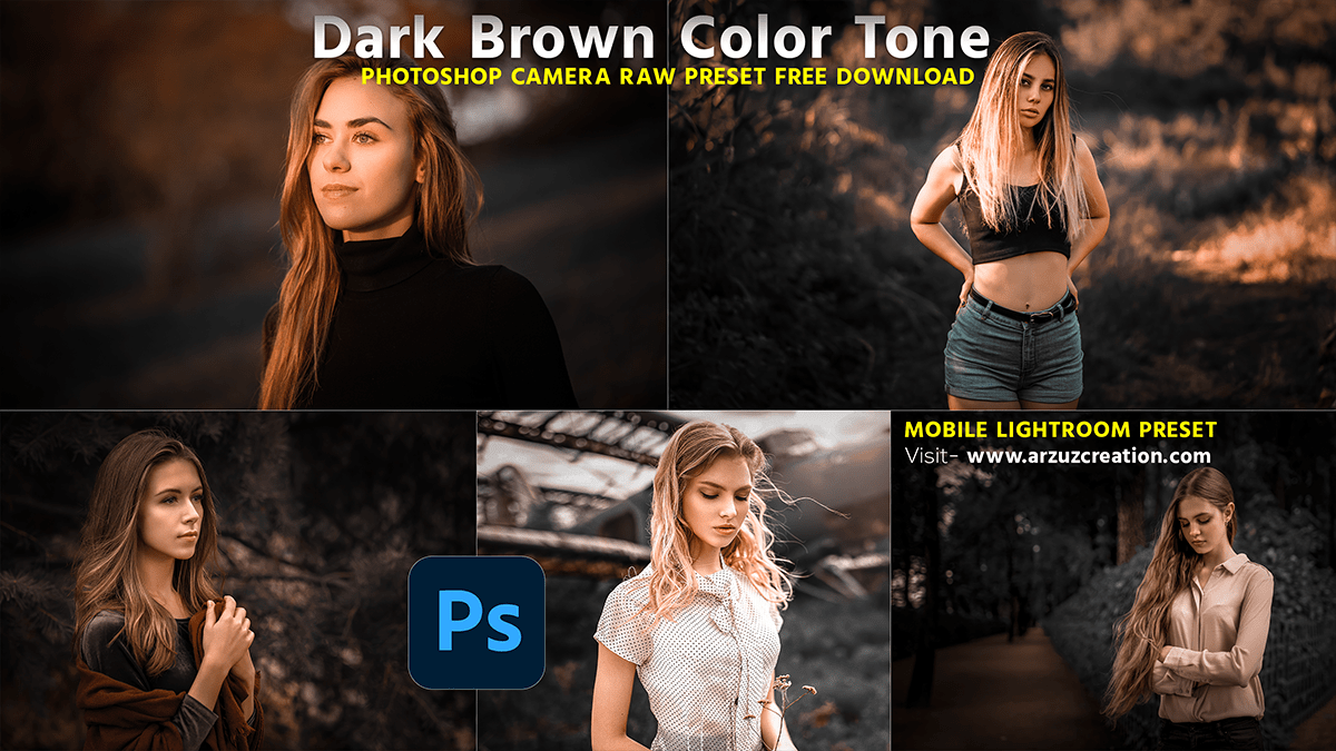 Dark Brown Color Tone Adobe Photoshop Preset