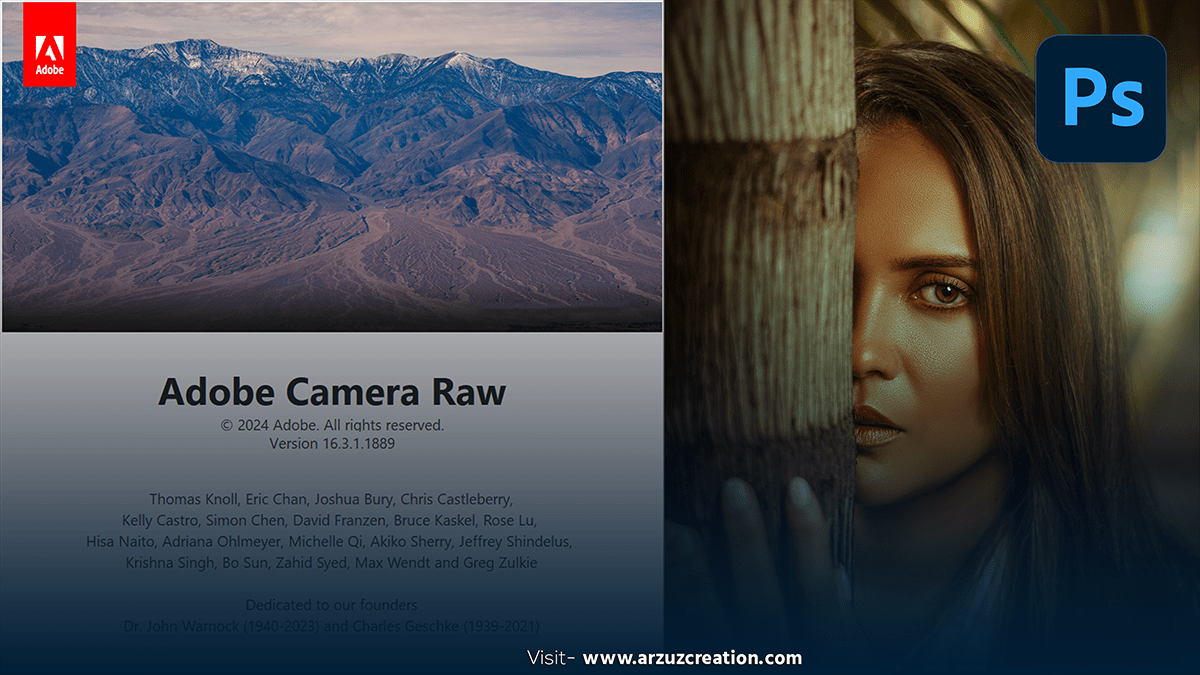 Camera Raw Filter in Adobe Photoshop CC 2024