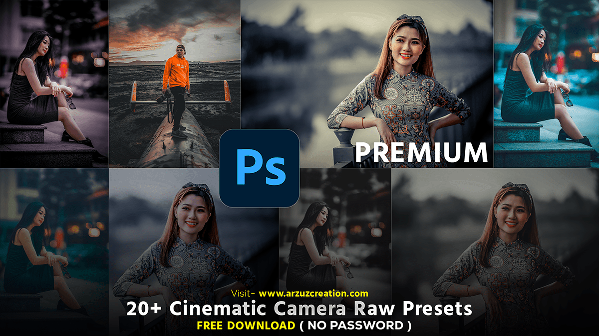 Top 20 Premium Cinematic Photoshop Camera Raw Presets