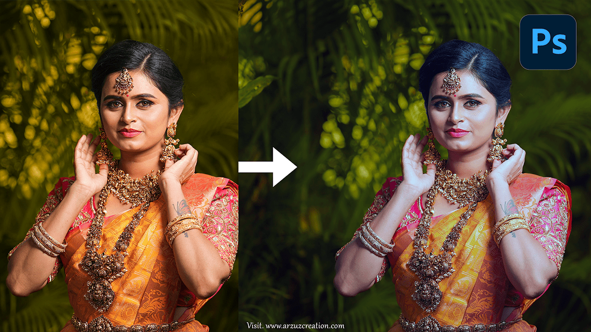 How to Wedding Photo Colour Correction in Photoshop