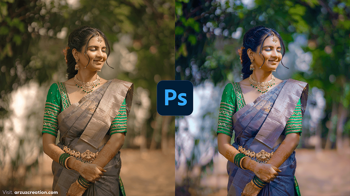 Adobe Photoshop: Wedding Image Color Grading Tutorial