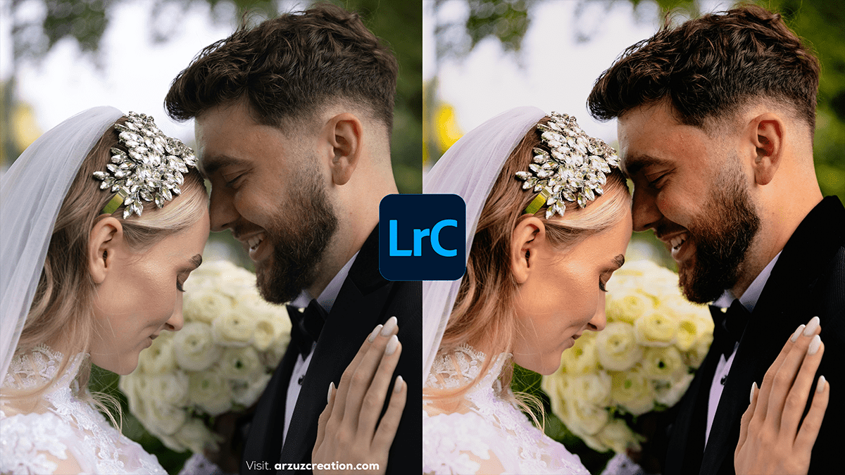 Lr Photo Editing: Wedding Portrait Photo Color Grading Lightroom