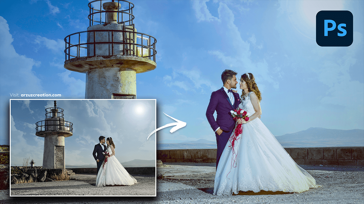 Color Grading Techniques Wedding Photos in Photoshop 2024