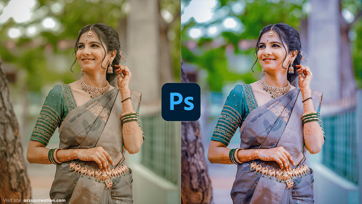 Adobe Photoshop 2024: Wedding Photo Editing Color Grading