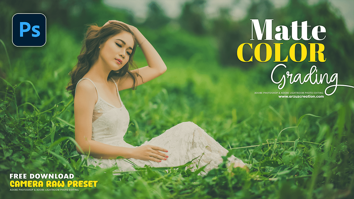 Matte Colour Grading Photo Editing in Adobe Photoshop 2025