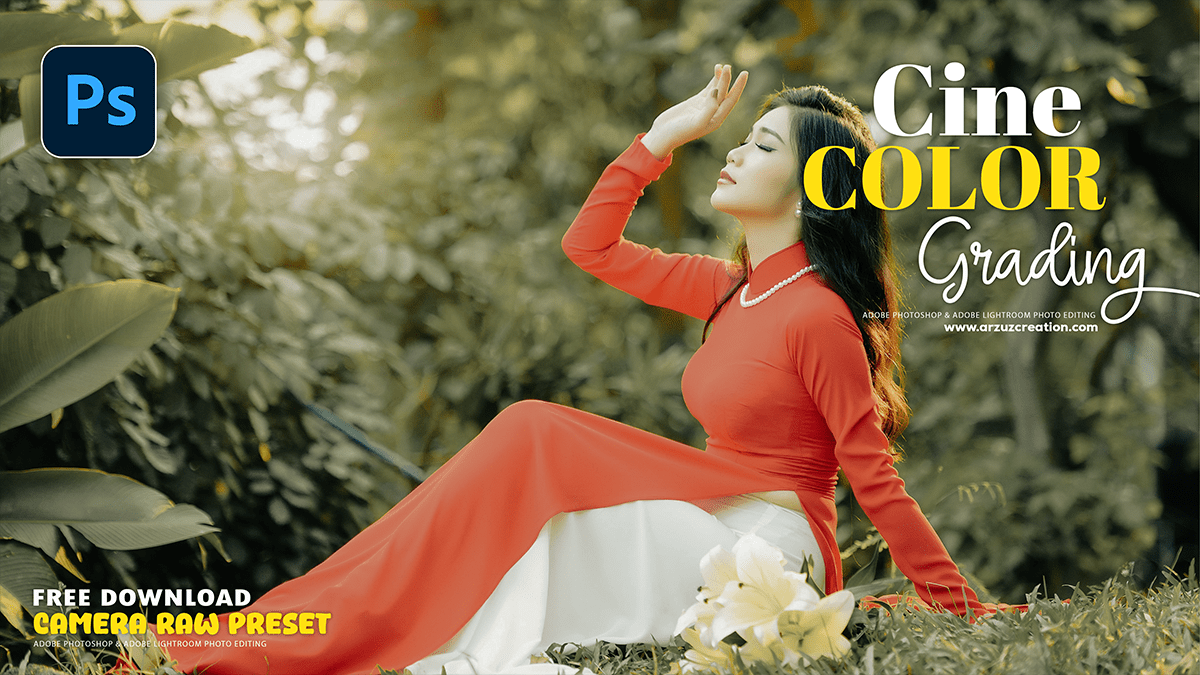 Cinematic Colour Grading Photo Editing in Adobe Photoshop 2025