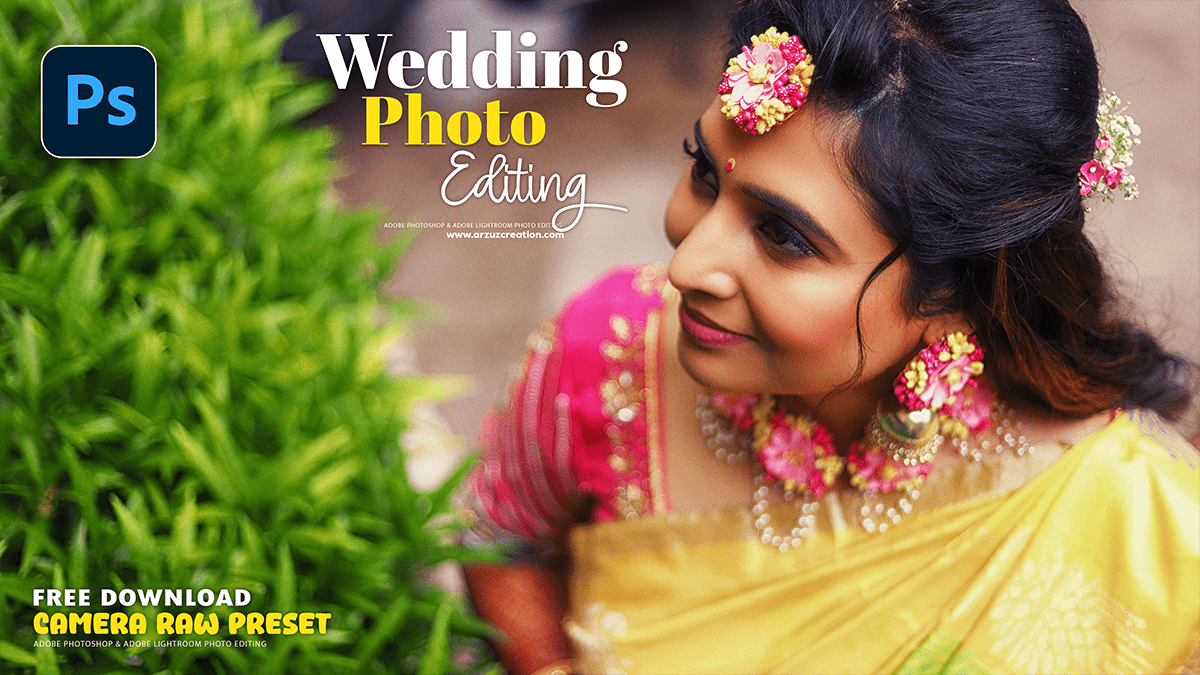 Editing Professional Wedding Photos in Adobe Photoshop 2025