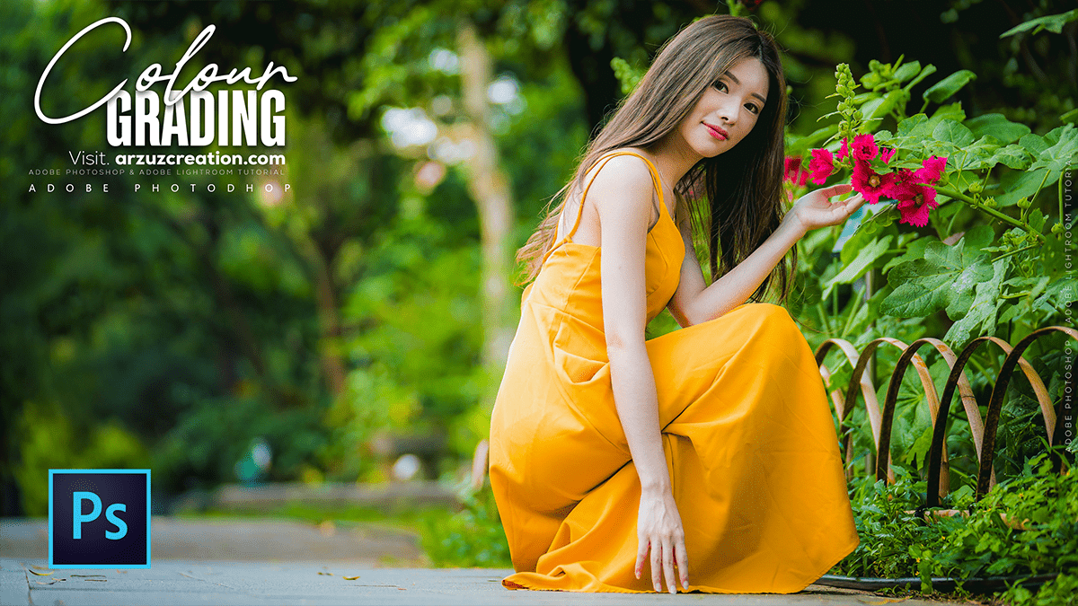 Green Tone Colour Grading in Adobe Photoshop