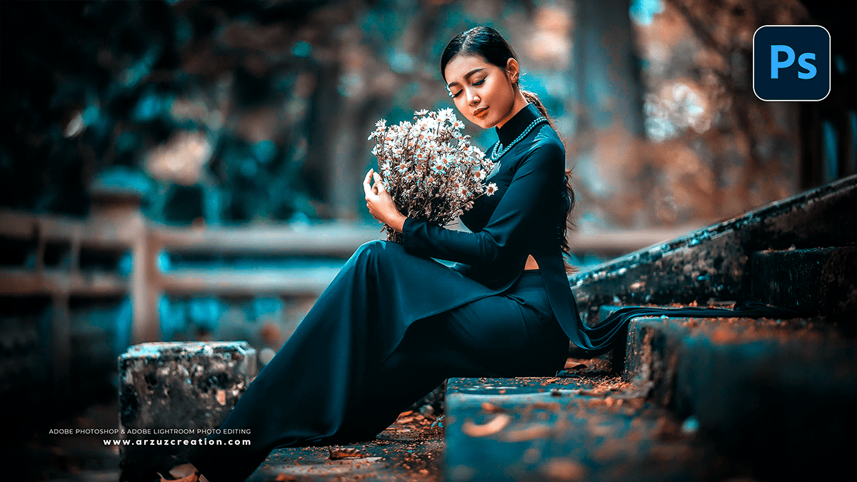 Blue Tone Colour Grading in Adobe Photoshop