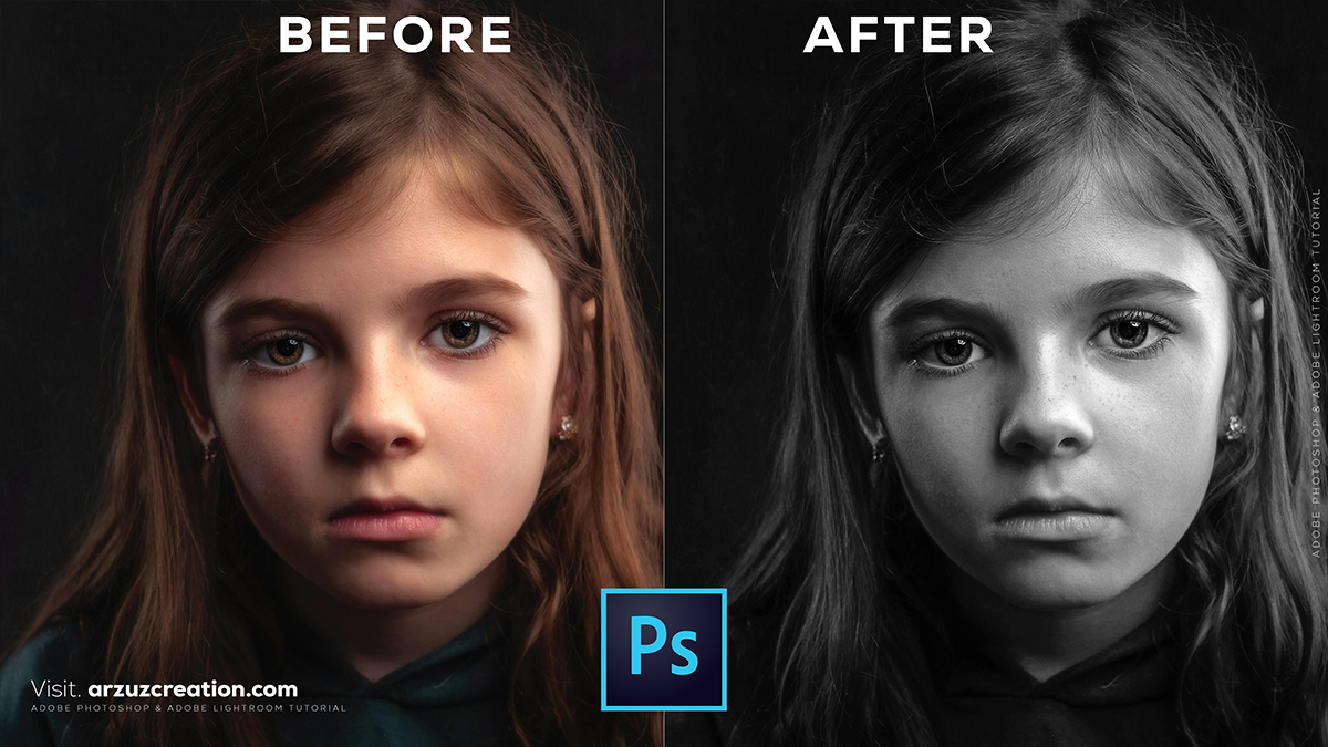 How to Make a Colour Image Black and White in Adobe Photoshop