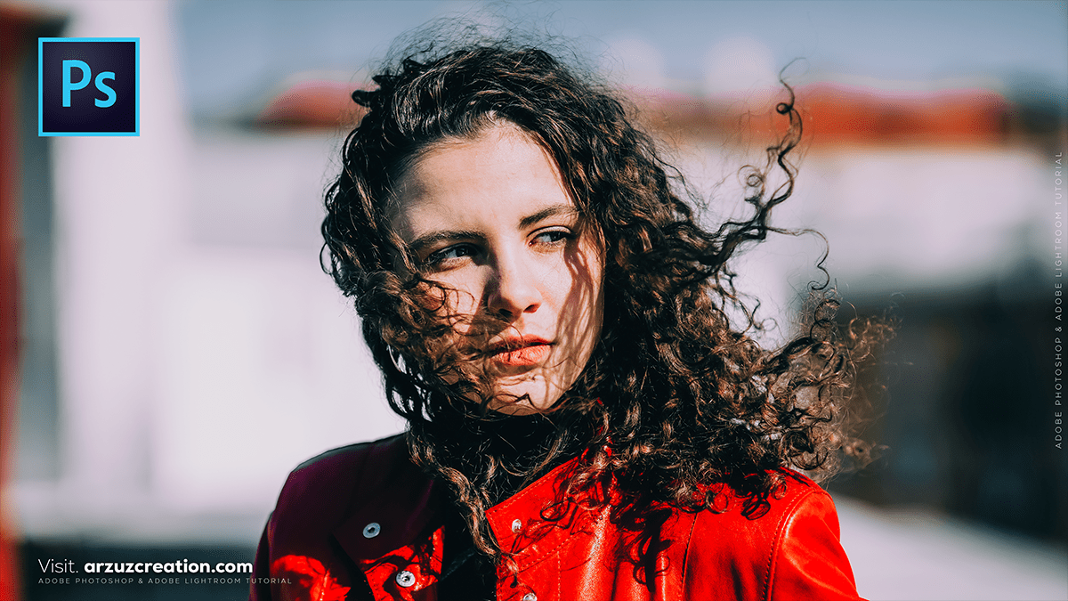 Outdoor Portrait Photo: Colour Grading Camera Raw Filter