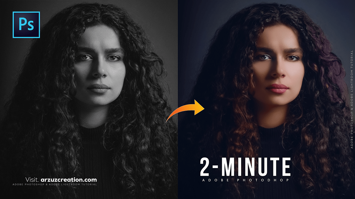 Convert a Black and White Photo to Color in Adobe Photoshop