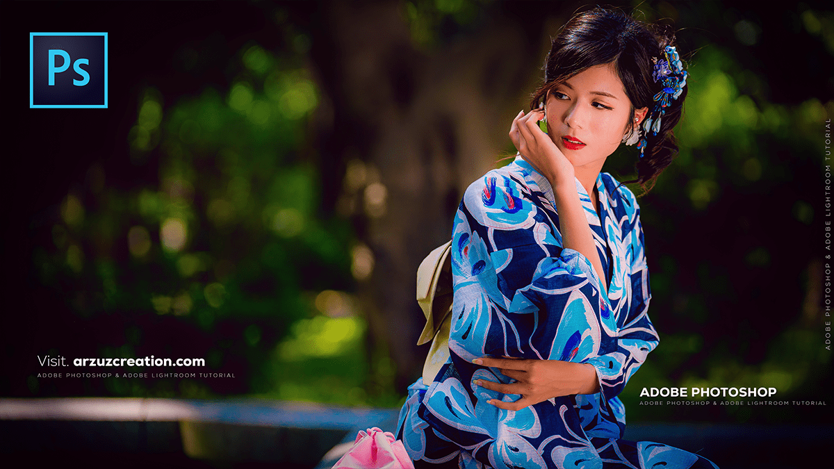 Beautiful Outdoor Portrait Colour Grading in Photoshop 2025