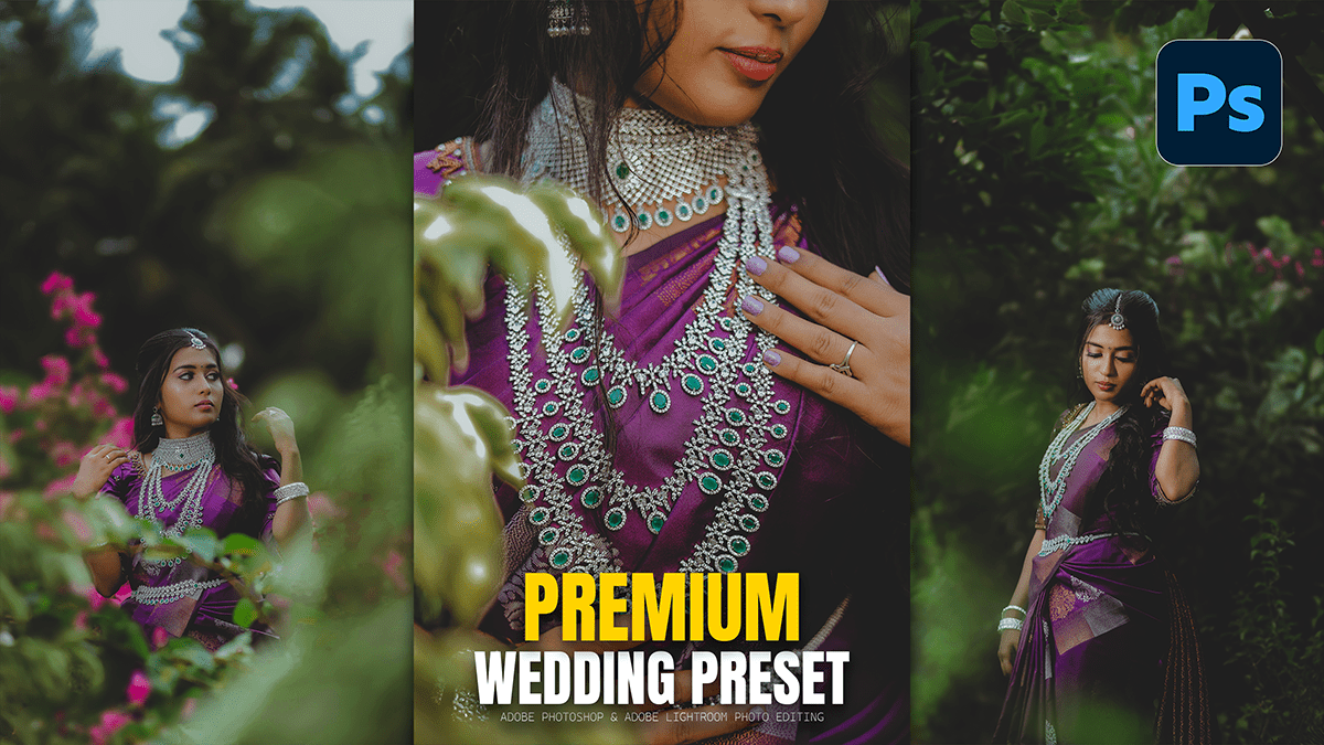 Adobe Photoshop Professional Wedding Photo Editing Presets