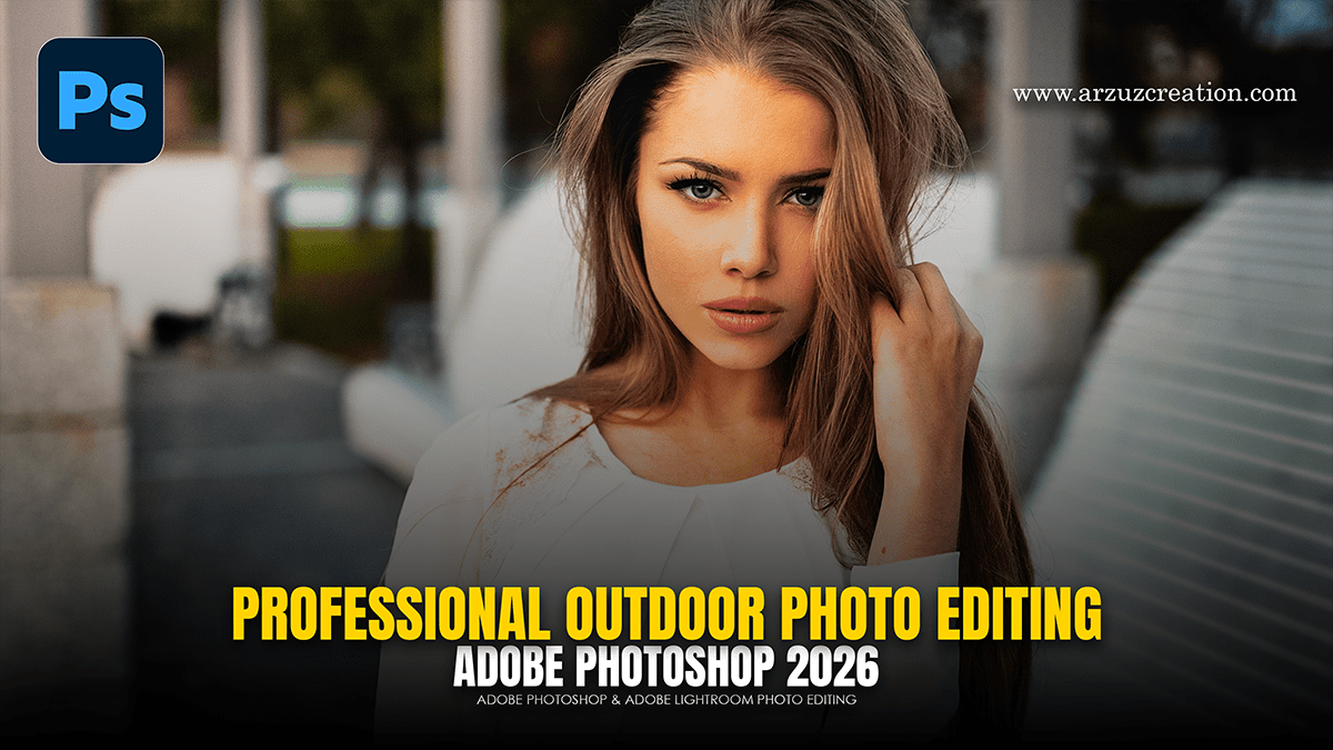 Adobe Photoshop Professional Outdoor Portrait Photo Editing 2026