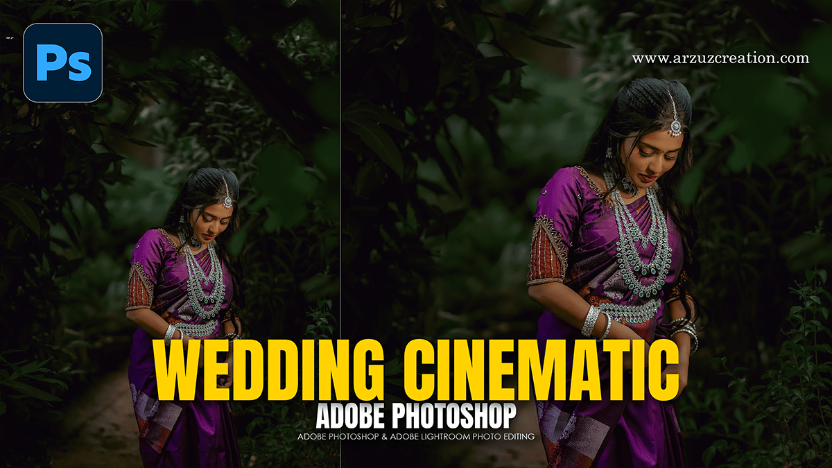 Professional Wedding Photo Edit in Adobe Photoshop 2026