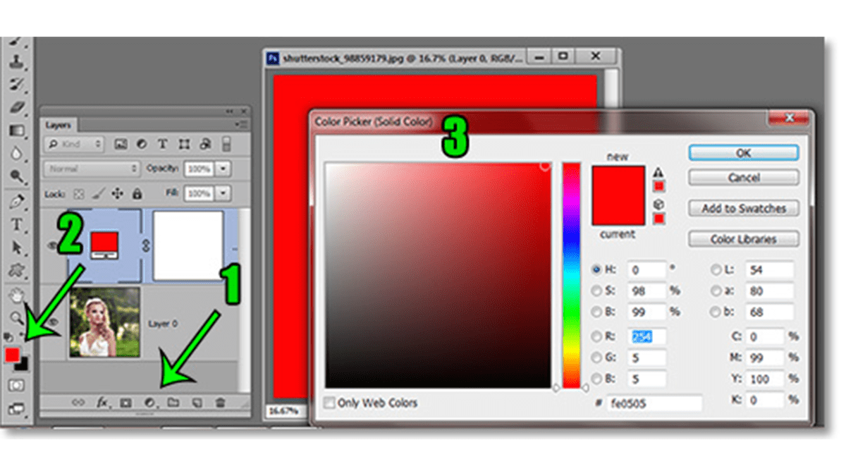 Adobe Photoshop Background Colouring Method for Beginners