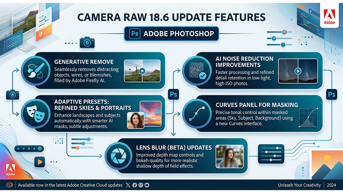 Camera Raw 18.6 Update Features: Adobe Photoshop
