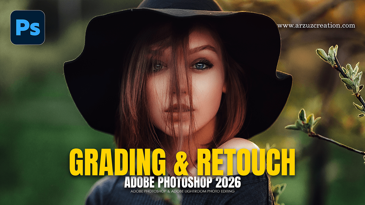 Photoshop Portrait Grading and Retouching Tutorial for Beginners